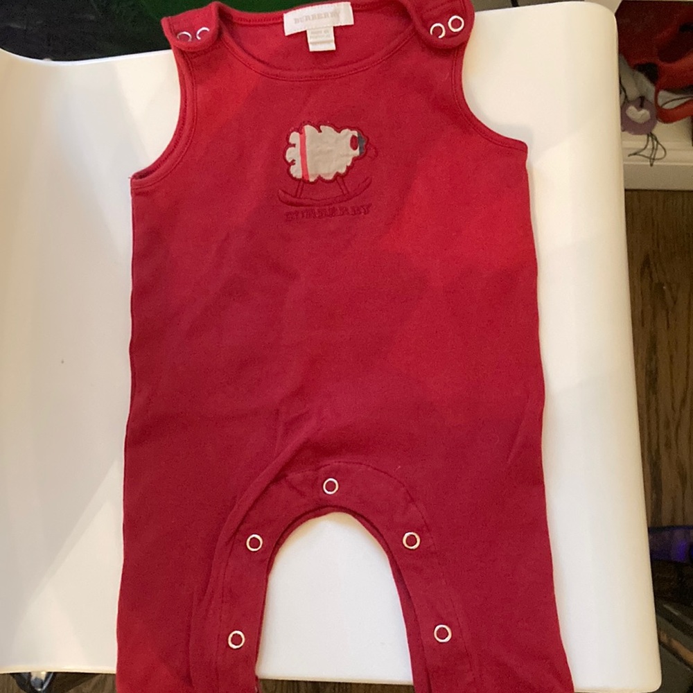 NWOT Burberry infant sleeveless onesie
